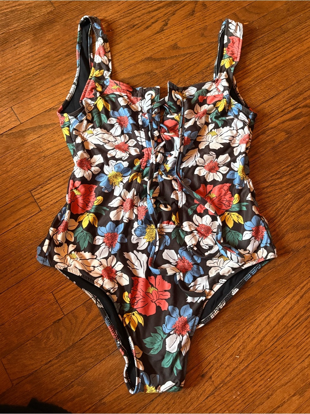 Zara floral swimsuit